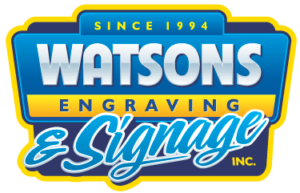 Watsons Engraving and Signage Logo - Dundas, Ontario