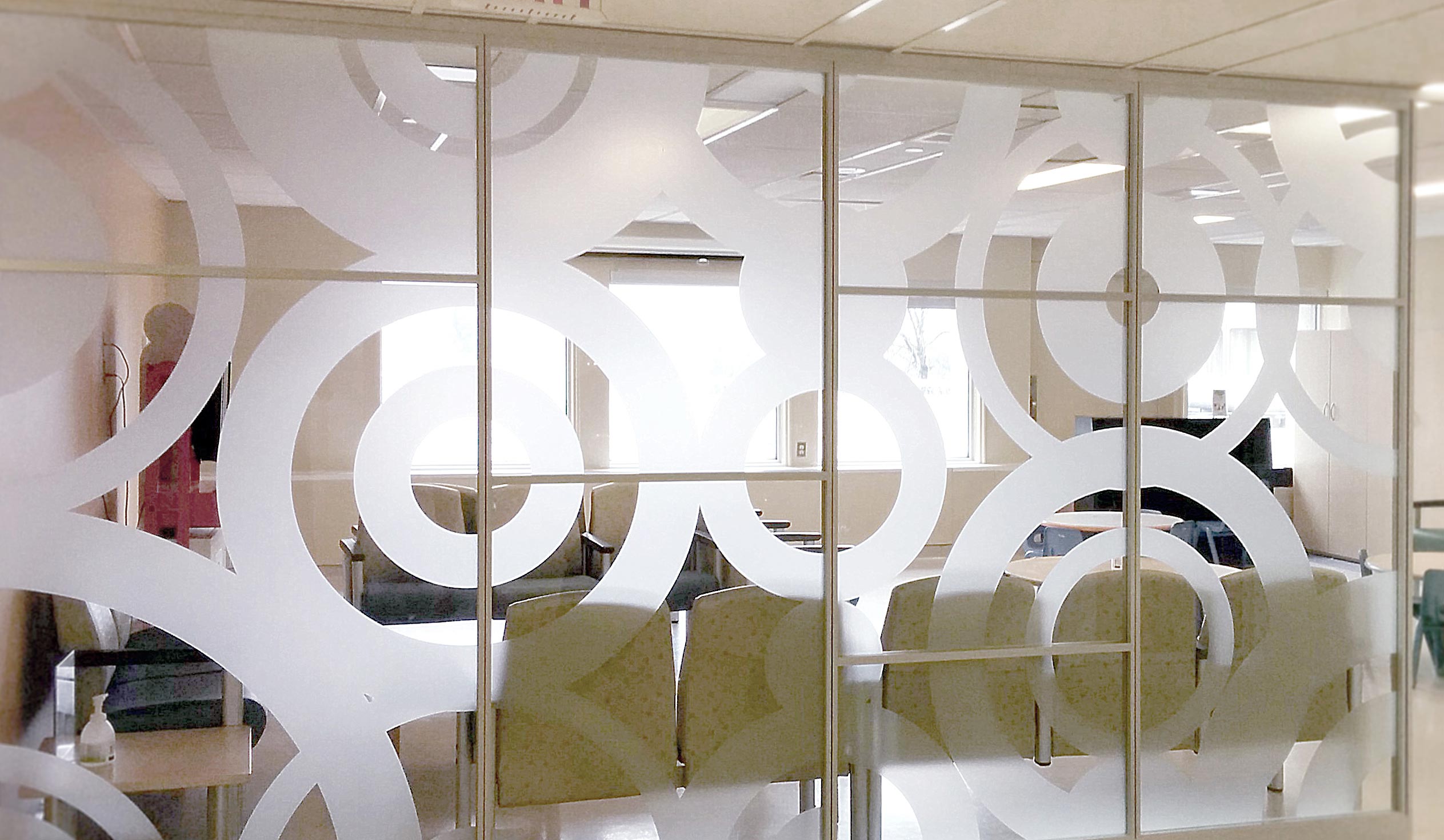 Window Frosting by Watsons Engraving and Signage, Dundas Window frosting installation by Watsons Engraving and Signage, Dundas, Ontario